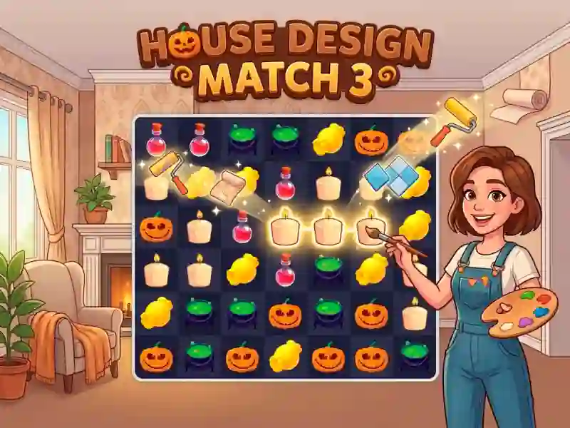 Игра House Design Match 3 онлайн