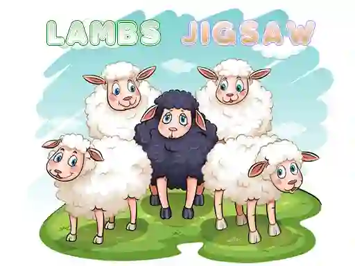 Игра Lambs Jigsaw онлайн