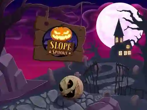 Игра Slope Spooky онлайн