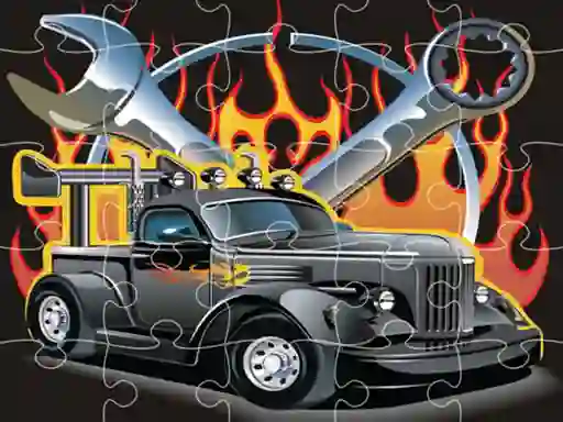 Игра Hot Rod Jigsaw онлайн