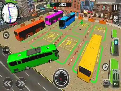 Игра Bus City Parking Simulator онлайн