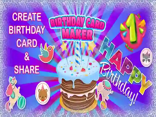 Игра Birthday Card Maker онлайн
