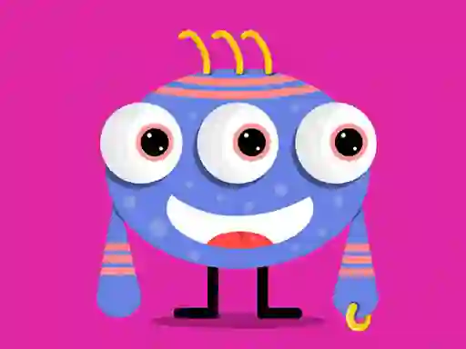Игра Cute Little Monsters Memory онлайн