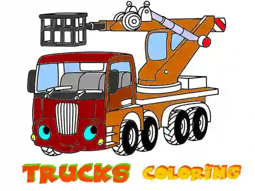 Игра Funny Trucks Coloring онлайн