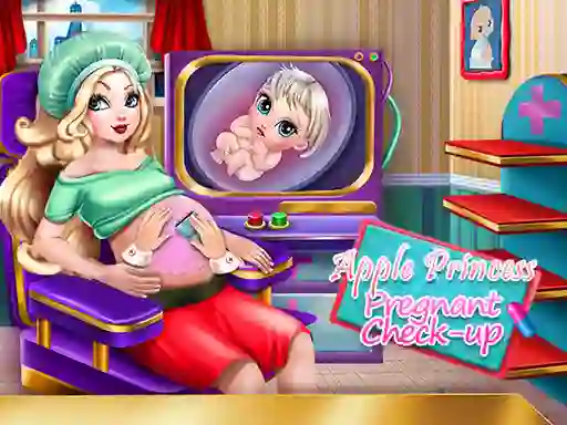 Игра Apple Princess Pregnant Check Up онлайн