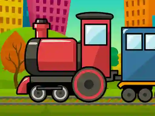 Игра Train Jigsaw онлайн