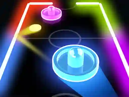 Игра Glow Hockey HD онлайн