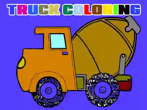 Игра Trucks Coloring Book онлайн