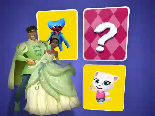 Игра The Princess and the Frog Memory Card Match онлайн