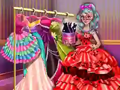 Игра Dove Carnival Dolly Dress Up онлайн