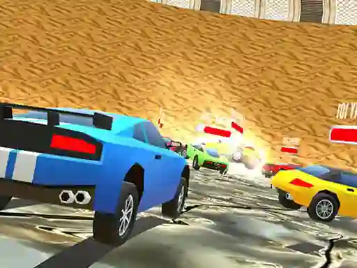 Игра Low Poly Smash Cars онлайн