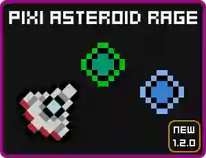 Игра Pixi Asteroid Rage онлайн