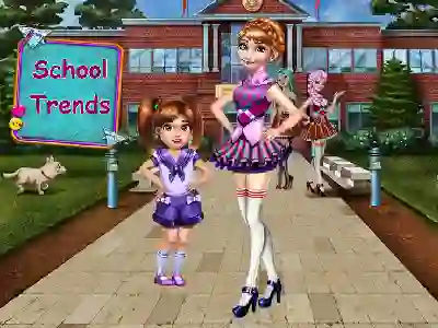 Игра School Trends онлайн