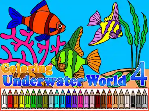 Игра Coloring Underwater World 4 онлайн