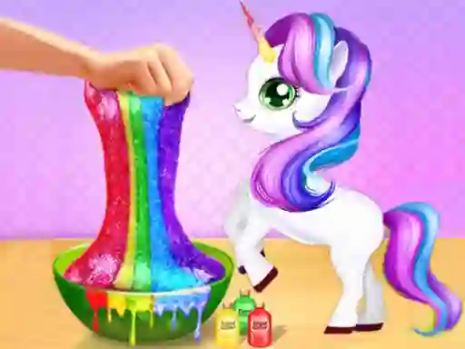 Игра Unicorn Slime Maker онлайн