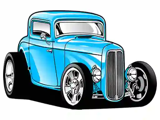Игра Hot Rod Coloring онлайн