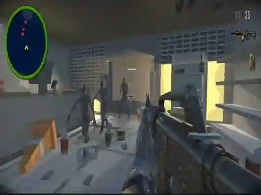 Игра Private Zombie Wave онлайн