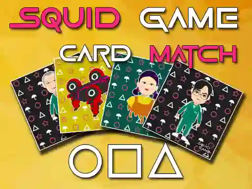 Игра Squid Game Memory Card Match онлайн