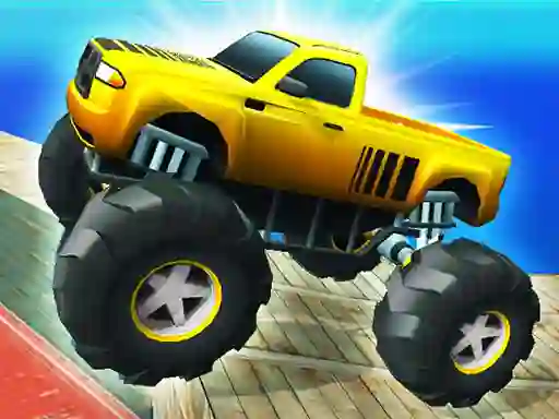Игра Monster Truck Port Stunt онлайн