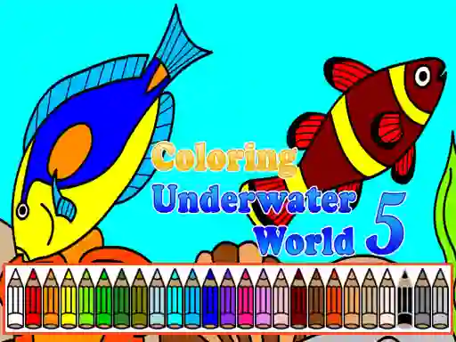 Игра Coloring Underwater World 5 онлайн