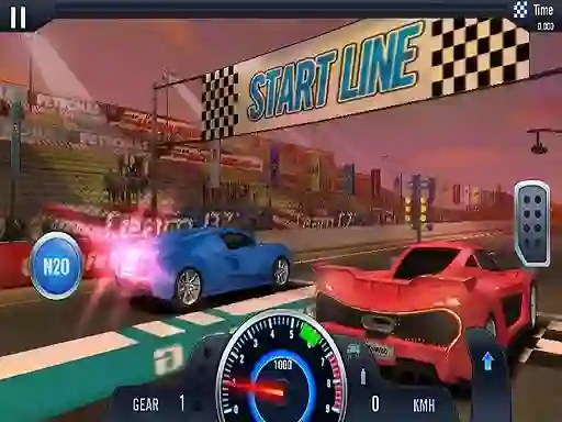 Игра Fast Line Furious Car Racing онлайн