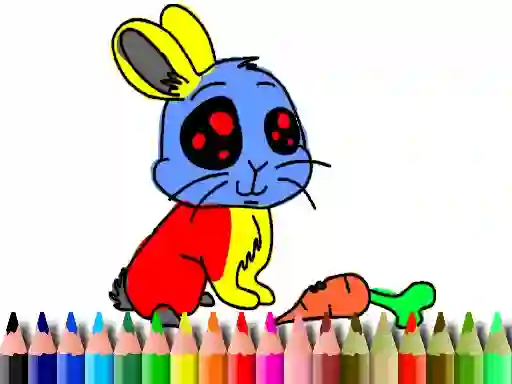 Игра Back To School: Rabbit Coloring Book онлайн