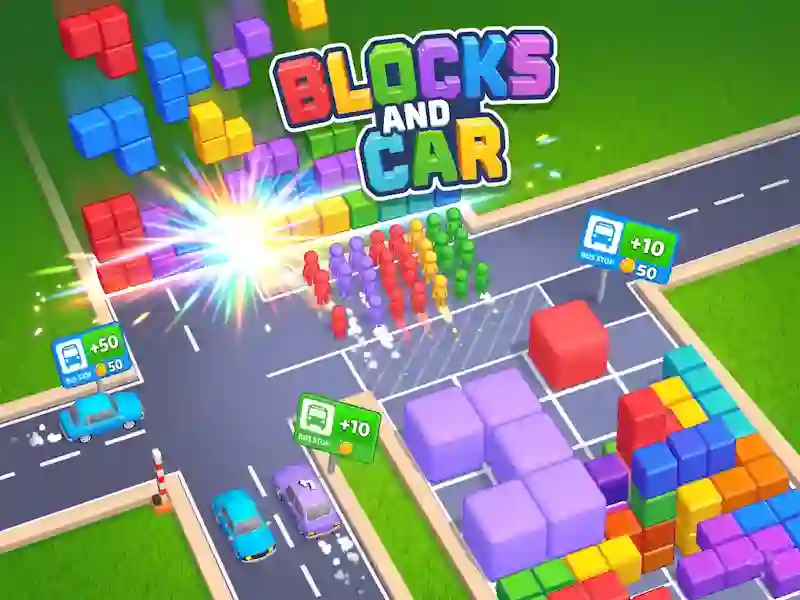 Игра Blocks and Car онлайн