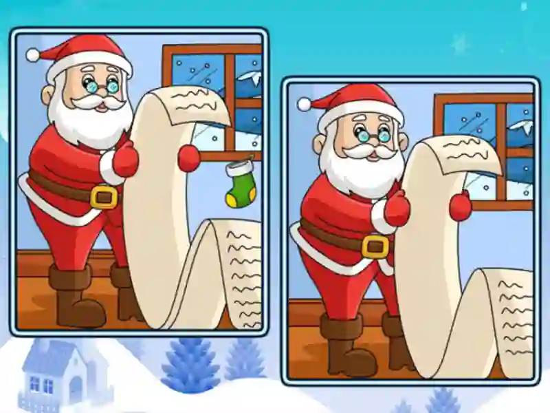 Игра Christmas Spot the Difference онлайн