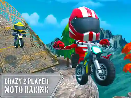 Игра Crazy 2 Player Moto Racing онлайн