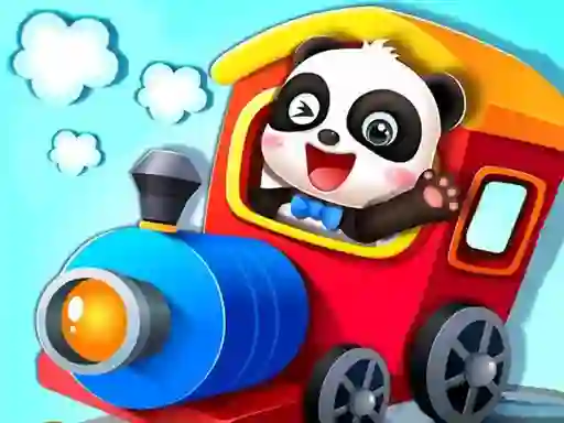 Игра Baby Panda Train Driver онлайн