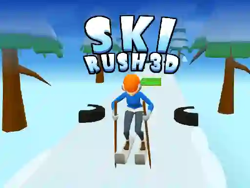 Игра Ski Rush 3d онлайн