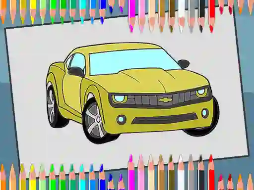Игра American Cars Coloring Book онлайн
