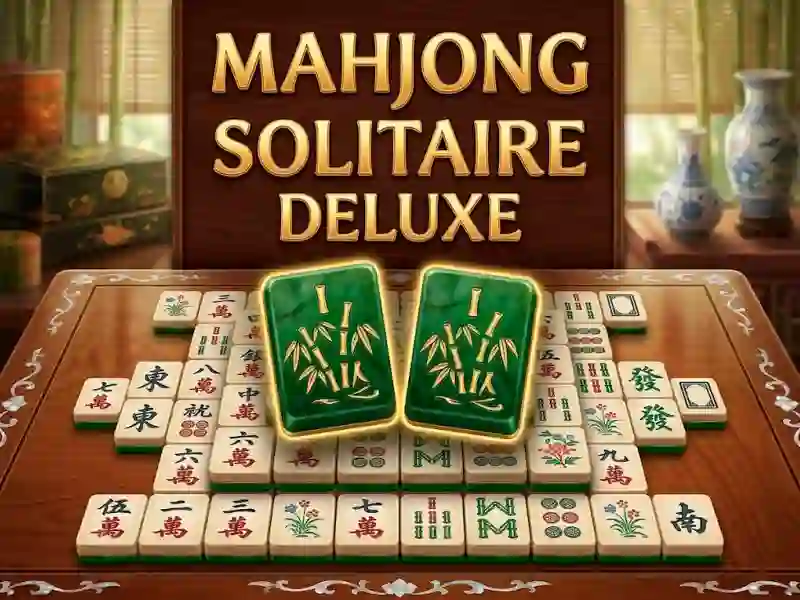 Игра Mahjong Solitaire Deluxe онлайн