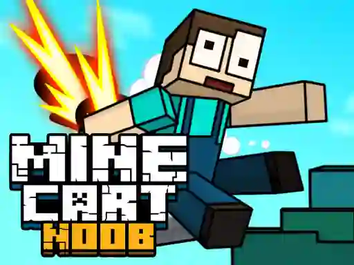 Игра Mine Cart Noob онлайн
