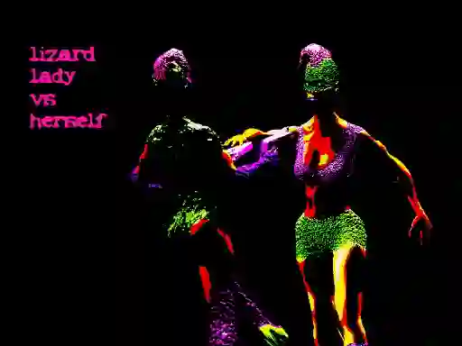Игра Lizard Lady vs Herself онлайн