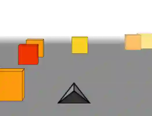 Игра Cubefield онлайн