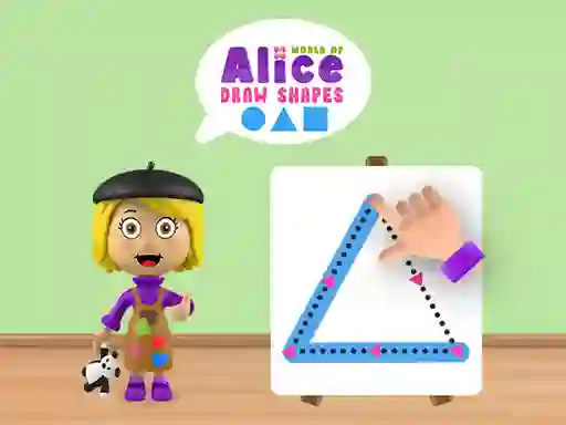 Игра World of Alice Draw Shapes онлайн