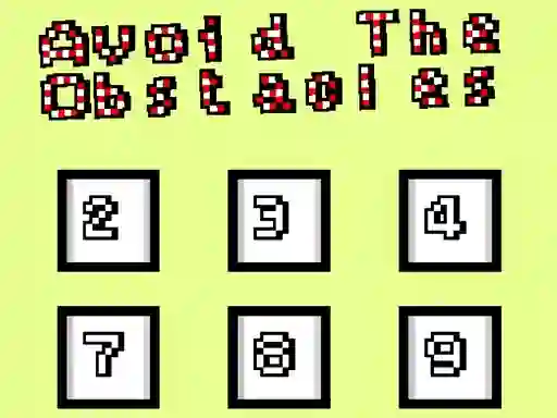 Игра Avoid the obstacles онлайн