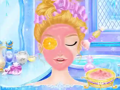 Игра Princess Salon Frozen Party онлайн