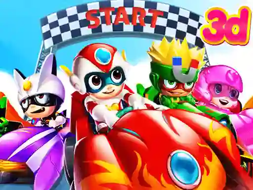 Игра Cartoon Racing 3D онлайн