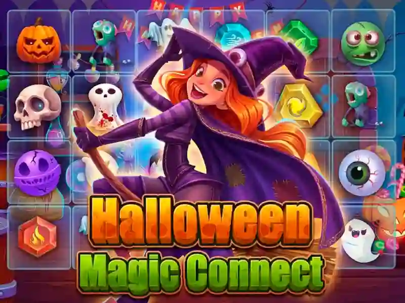 Игра Halloween Magic Connect онлайн