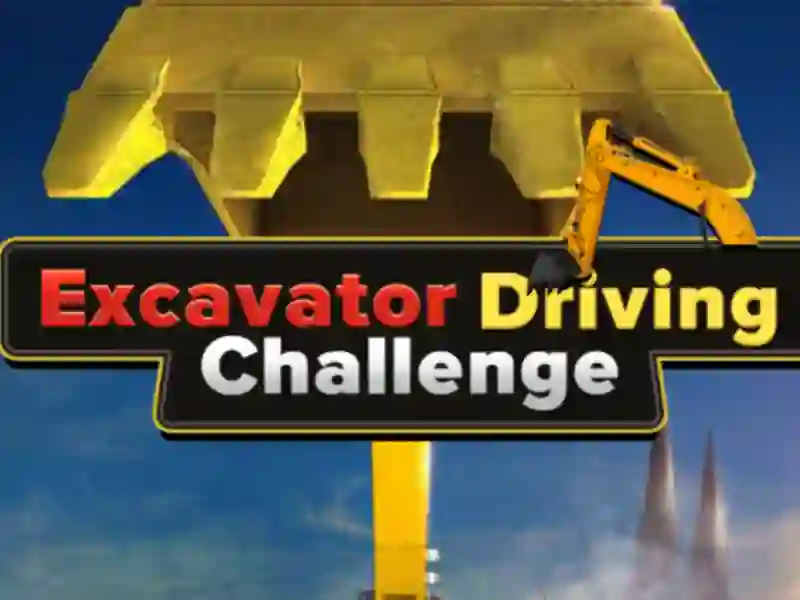 Игра Excavator Driving Challenge онлайн