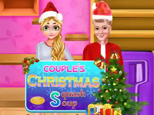 Игра Couple Christmas Squash Soup онлайн