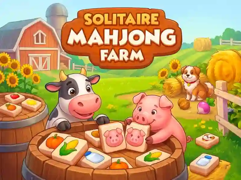 Игра Solitaire Mahjong Farm онлайн