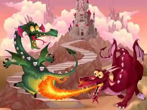 Игра Fairy Tale Dragons Memory онлайн