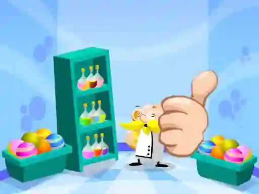 Игра Crazy Professor Bubble онлайн