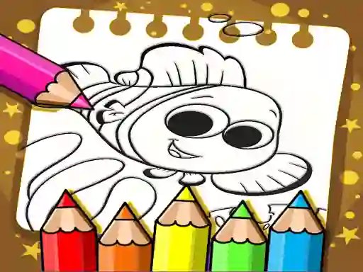 Игра Finding Nemo Color Book онлайн