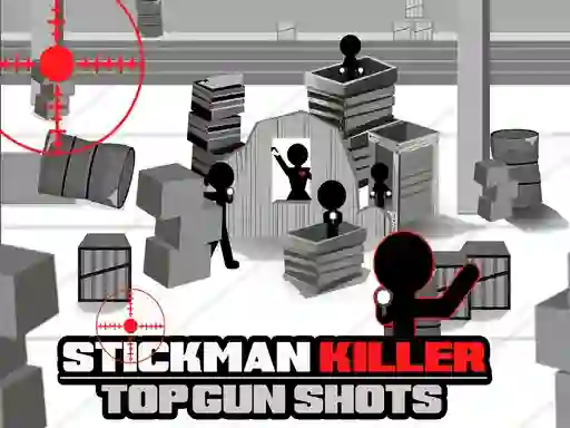 Игра Stickman Killer Top gun Shots онлайн