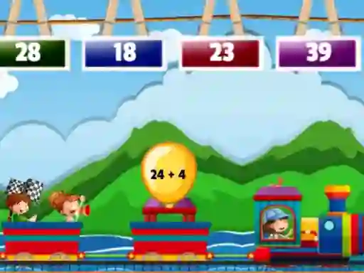 Игра Math Train Addition онлайн