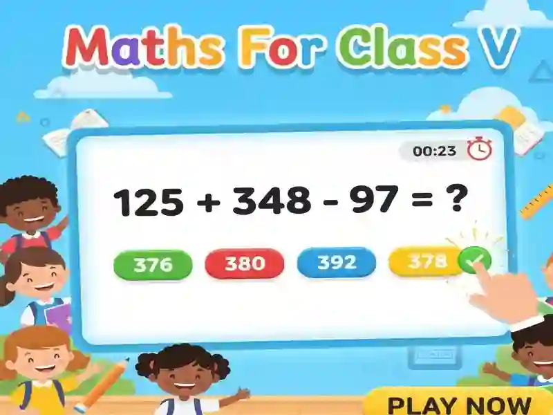 Игра Maths For Class V онлайн